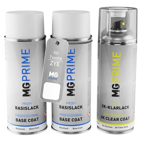 MG PRIME Autolack 2K Spraydosen Set für Toyota ZYE Fine Orange Grundlack Basislack 2 Komponenten Klarlack Sprühdose MG PRIME Autolack 2K Spraydosen Set für Toyota ZYE Fine Orange Grundlack Basislack 2 Komponenten Klarlack Sprühdose von MG PRIME