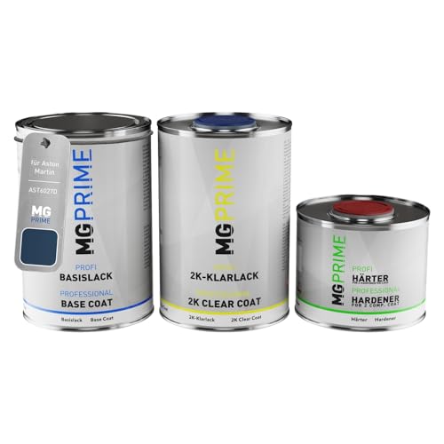 MG PRIME Autolack Dose Set für Aston Martin AST6027D / AM6027 Royal Indigo Pearl Basislack 2K Klarlack Härter spritzfertig 2,5L MG PRIME Autolack Dose Set für Aston Martin AST6027D / AM6027 Royal Indigo Pearl Basislack 2K Klarlack Härter spritzfertig 2,5L von MG PRIME