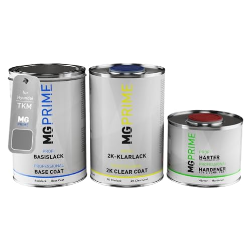 MG PRIME Autolack Dose Set für Hyundai TKM Bijarim Khaki Matt Basislack 2K Klarlack Härter spritzfertig 2,5L MG PRIME Autolack Dose Set für Hyundai TKM Bijarim Khaki Matt Basislack 2K Klarlack Härter spritzfertig 2,5L von MG PRIME