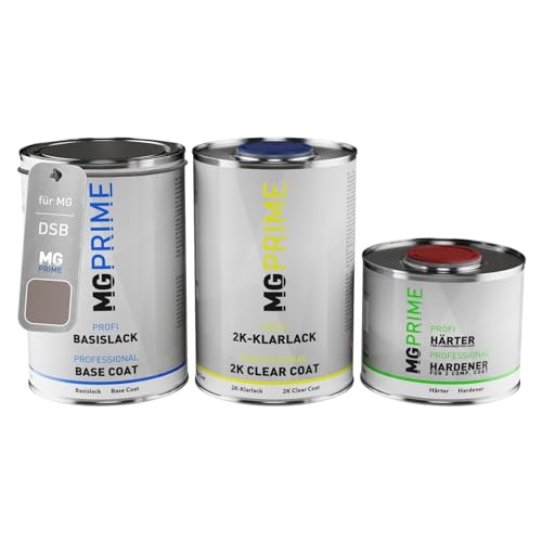 MG PRIME Autolack Dose Set für MG DSB Yashi Gold Metallic Basislack 2K Klarlack Härter spritzfertig 2,5L MG PRIME Autolack Dose Set für MG DSB Yashi Gold Metallic Basislack 2K Klarlack Härter spritzfertig 2,5L von MG PRIME