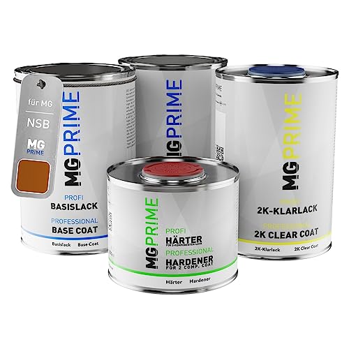 MG PRIME Autolack Dose Set für MG NSB Birmingham Orange Pearl Grundlack Basislack 2K Klarlack Härter spritzfertig 3,5L MG PRIME Autolack Dose Set für MG NSB Birmingham Orange Pearl Grundlack Basislack 2K Klarlack Härter spritzfertig 3,5L von MG PRIME