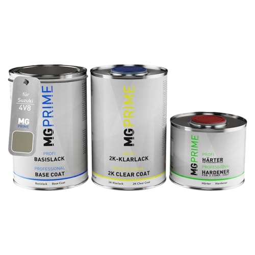 MG PRIME Autolack Dose Set für Suzuki 4V8 Stellar Bronze Basislack 2K Klarlack Härter spritzfertig 2,5L MG PRIME Autolack Dose Set für Suzuki 4V8 Stellar Bronze Basislack 2K Klarlack Härter spritzfertig 2,5L von MG PRIME
