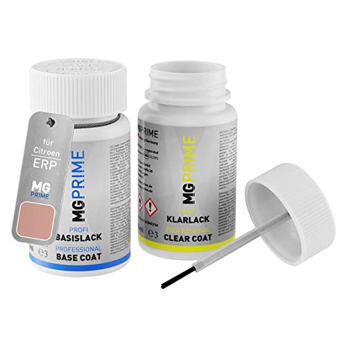 MG PRIME Autolack Lackstift Set für Citroen ERP Copper Gold Metallic/Kupfer-Gold Metallic Basislack Klarlack je 50ml MG PRIME Autolack Lackstift Set für Citroen ERP Copper Gold Metallic/Kupfer-Gold Metallic Basislack Klarlack je 50ml von MG PRIME
