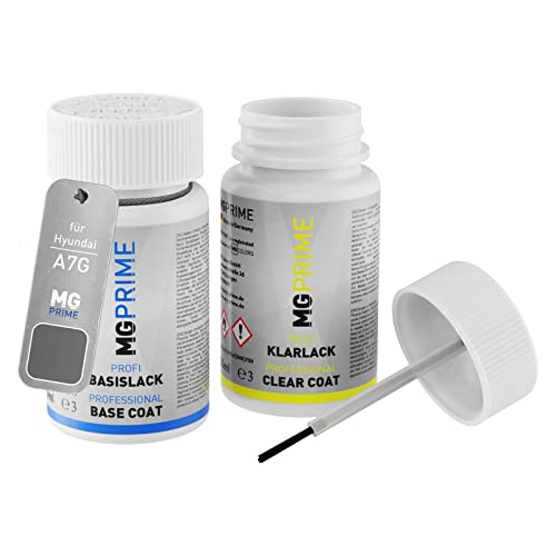 MG PRIME Autolack Lackstift Set für Hyundai A7G Aurora Grey Metallic Basislack Klarlack je 50ml MG PRIME Autolack Lackstift Set für Hyundai A7G Aurora Grey Metallic Basislack Klarlack je 50ml von MG PRIME