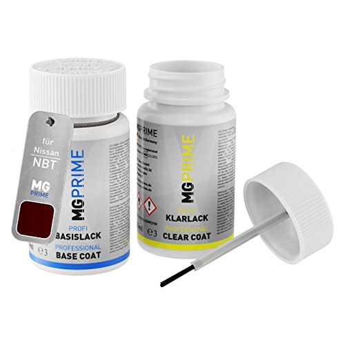 MG PRIME Autolack Lackstift Set für Nissan NBT Dark Red Pearl/Inspiration Red Metallic Basislack Klarlack je 50ml MG PRIME Autolack Lackstift Set für Nissan NBT Dark Red Pearl/Inspiration Red Metallic Basislack Klarlack je 50ml von MG PRIME
