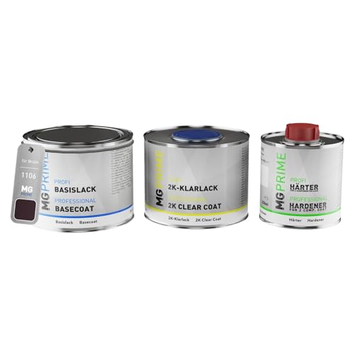MG PRIME Autolack Set Dose spritzfertig für Brute 1106 Royal Sapphire Metallic Basislack + 2K Klarlack 1,25L MG PRIME Autolack Set Dose spritzfertig für Brute 1106 Royal Sapphire Metallic Basislack + 2K Klarlack 1,25L von MG PRIME