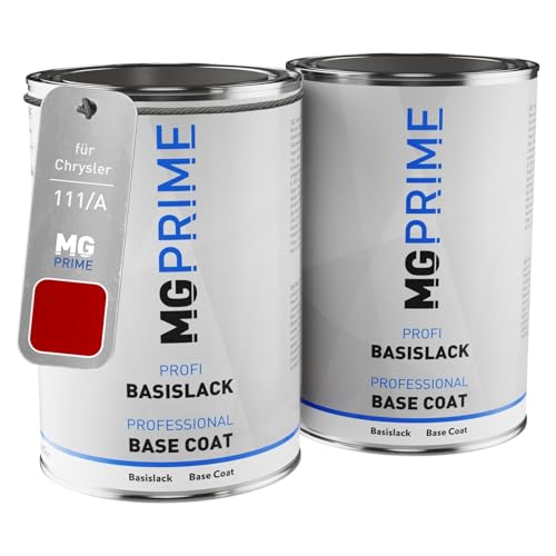 MG PRIME Autolack Set Dose spritzfertig für Chrysler 111/A Ruby Red Grundlack + Basislack 2,0 Liter 2000ml MG PRIME Autolack Set Dose spritzfertig für Chrysler 111/A Ruby Red Grundlack + Basislack 2,0 Liter 2000ml von MG PRIME