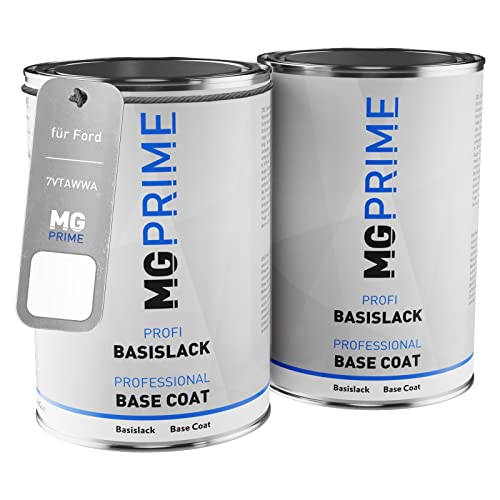 MG PRIME Autolack Set Dose spritzfertig für Ford 7VTAWWA / PN3GZ0 / H Frozen White Solid/Frost Weiss Grundlack + Basislack 2,0 Liter 2000ml MG PRIME Autolack Set Dose spritzfertig für Ford 7VTAWWA / PN3GZ0 / H Frozen White Solid/Frost Weiss Grundlack + Basislack 2,0 Liter 2000ml von MG PRIME