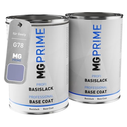 MG PRIME Autolack Set Dose spritzfertig für Geely G78 Qing Shan Zi Pearl Grundlack + Basislack 2,0 Liter 2000ml von MG PRIME