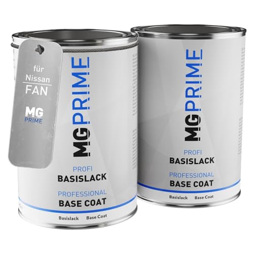 MG PRIME Autolack Set Dose spritzfertig für Nissan FAN Turquoise Blue Grundlack + Basislack 2,0 Liter 2000ml von MG PRIME