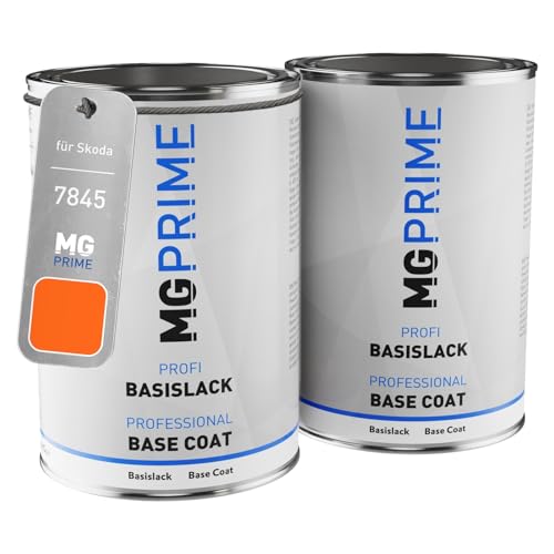 MG PRIME Autolack Set Dose spritzfertig für Skoda 7845 Brillantorange Grundlack + Basislack 2,0 Liter 2000ml MG PRIME Autolack Set Dose spritzfertig für Skoda 7845 Brillantorange Grundlack + Basislack 2,0 Liter 2000ml von MG PRIME