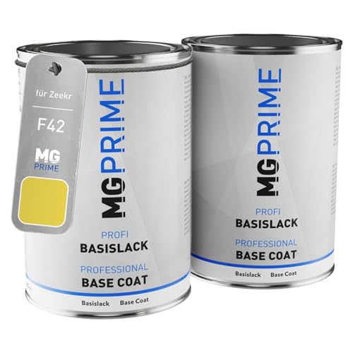 MG PRIME Autolack Set Dose spritzfertig für Zeekr F42 Lumen Yellow Grundlack + Basislack 2,0 Liter 2000ml MG PRIME Autolack Set Dose spritzfertig für Zeekr F42 Lumen Yellow Grundlack + Basislack 2,0 Liter 2000ml von MG PRIME