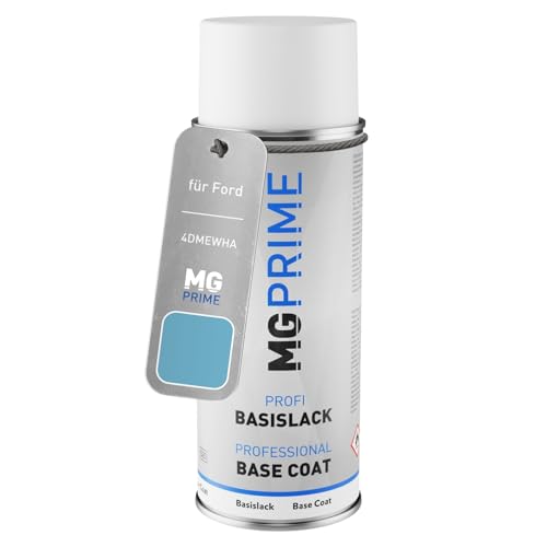 MG PRIME Autolack Spraydose für Ford 4DMEWHA Arctic Blue Metallic Basislack Sprühdose 400ml MG PRIME Autolack Spraydose für Ford 4DMEWHA Arctic Blue Metallic Basislack Sprühdose 400ml von MG PRIME