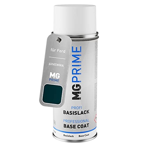 MG PRIME Autolack Spraydose für Ford 6HVEWWA / PN3FT0 / K Kelp Perleffekt/Zedern Grün Metallic Basislack Sprühdose 400ml von MG PRIME