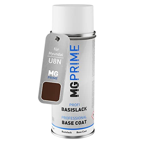 MG PRIME Autolack Spraydose für Hyundai U8N Hazel Brown Metallic Basislack Sprühdose 400ml von MG PRIME
