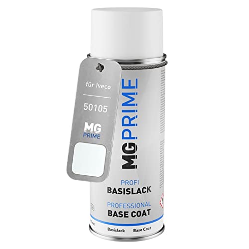 MG PRIME Autolack Spraydose für Iveco 50105/194 Bianco/Weiss Basislack Sprühdose 400ml von MG PRIME