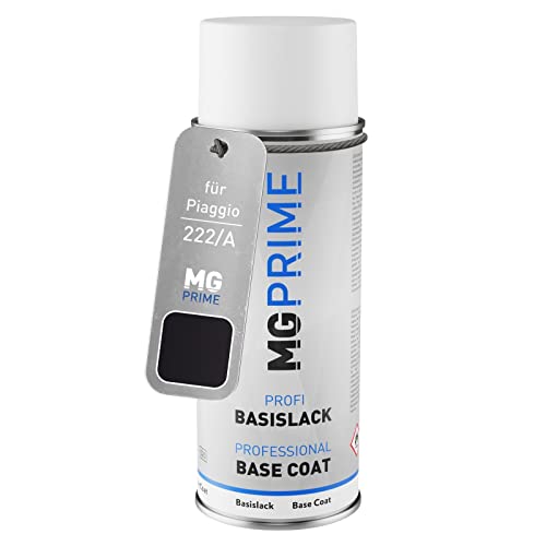 MG PRIME Autolack Spraydose für Piaggio 222/A Blu Midnight Mica/Blau Midnight Metallic Basislack Sprühdose 400ml von MG PRIME