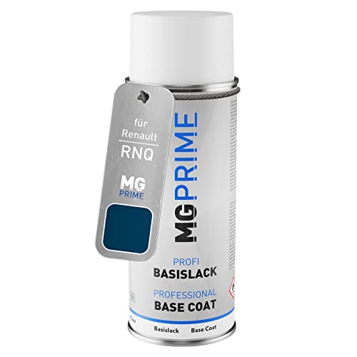 MG PRIME Autolack Spraydose für Renault RNQ Bleu Volga/Aqua-Blau Basislack Sprühdose 400ml von MG PRIME