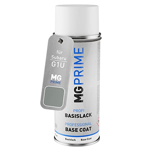 MG PRIME Autolack Spraydose für Subaru G1U Ice Silver Metallic Basislack Sprühdose 400ml von MG PRIME