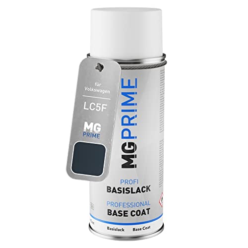 MG PRIME Autolack Spraydose für Volkswagen VW LC5F / W9 Blue Graphit Perleffekt/Blue Graphite Pearl Basislack Sprühdose 400ml von MG PRIME