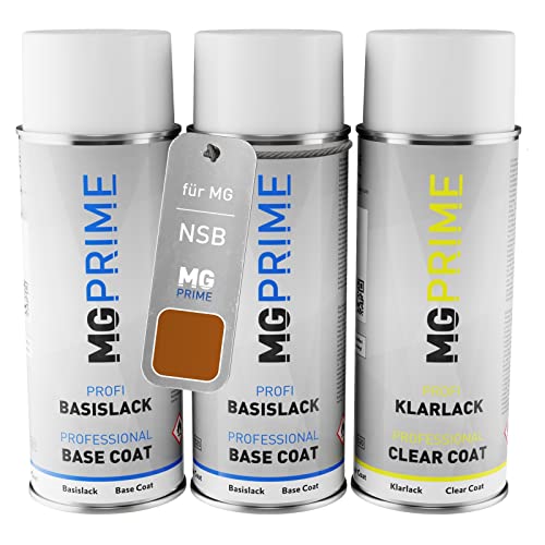 MG PRIME Autolack Sprühdosen Set für MG NSB Birmingham Orange Pearl Grundlack Basislack Klarlack Spraydose 400ml MG PRIME Autolack Sprühdosen Set für MG NSB Birmingham Orange Pearl Grundlack Basislack Klarlack Spraydose 400ml von MG PRIME