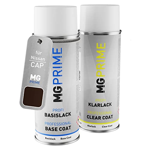 MG PRIME Autolack Sprühdosen Set für Nissan CAP Bronze Ultime Pearl Metallic/Bronze Metallic Basislack Klarlack Spraydose 400ml MG PRIME Autolack Sprühdosen Set für Nissan CAP Bronze Ultime Pearl Metallic/Bronze Metallic Basislack Klarlack Spraydose 400ml von MG PRIME