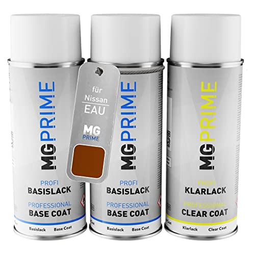 MG PRIME Autolack Sprühdosen Set für Nissan EAU Orange Pearl Metallic/Savannah Yellow Metallic Grundlack Basislack Klarlack Spraydose 400ml MG PRIME Autolack Sprühdosen Set für Nissan EAU Orange Pearl Metallic/Savannah Yellow Metallic Grundlack Basislack Klarlack Spraydose 400ml von MG PRIME