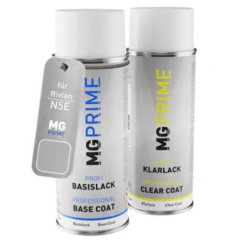 MG PRIME Autolack Sprühdosen Set für Rivian N5E Desert Fog Basislack Klarlack Spraydose 400ml MG PRIME Autolack Sprühdosen Set für Rivian N5E Desert Fog Basislack Klarlack Spraydose 400ml von MG PRIME