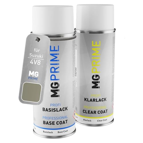 MG PRIME Autolack Sprühdosen Set für Suzuki 4V8 Stellar Bronze Basislack Klarlack Spraydose 400ml MG PRIME Autolack Sprühdosen Set für Suzuki 4V8 Stellar Bronze Basislack Klarlack Spraydose 400ml von MG PRIME