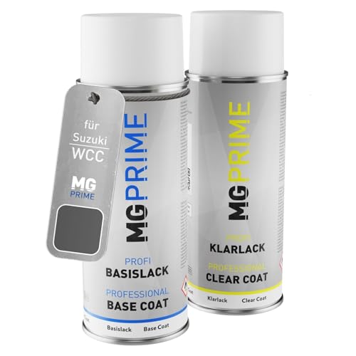 MG PRIME Autolack Sprühdosen Set für Suzuki WCC Met. Taupe Greise/Taupe Greige Metallic Basislack Klarlack Spraydose 400ml MG PRIME Autolack Sprühdosen Set für Suzuki WCC Met. Taupe Greise/Taupe Greige Metallic Basislack Klarlack Spraydose 400ml von MG PRIME