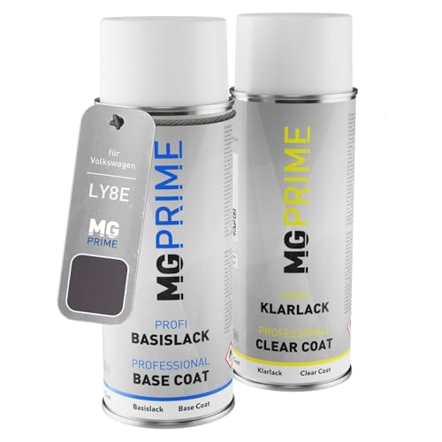 MG PRIME Autolack Sprühdosen Set für Volkswagen VW LY8E / Y8E Timeless Taupe Metallic Basislack Klarlack Spraydose 400ml MG PRIME Autolack Sprühdosen Set für Volkswagen VW LY8E / Y8E Timeless Taupe Metallic Basislack Klarlack Spraydose 400ml von MG PRIME