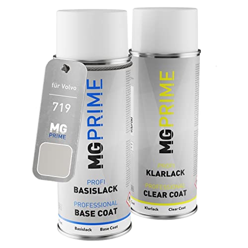 MG PRIME Autolack Sprühdosen Set für Volvo 719 Lumionous Sand Metallic Basislack Klarlack Spraydose 400ml MG PRIME Autolack Sprühdosen Set für Volvo 719 Lumionous Sand Metallic Basislack Klarlack Spraydose 400ml von MG PRIME