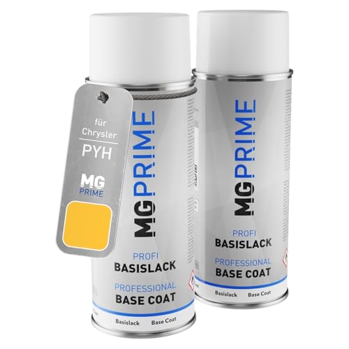 MG PRIME Autolack Sprühdosen für Chrysler PYH Solar Yellow Grundlack Basislack Spraydose 400ml MG PRIME Autolack Sprühdosen für Chrysler PYH Solar Yellow Grundlack Basislack Spraydose 400ml von MG PRIME