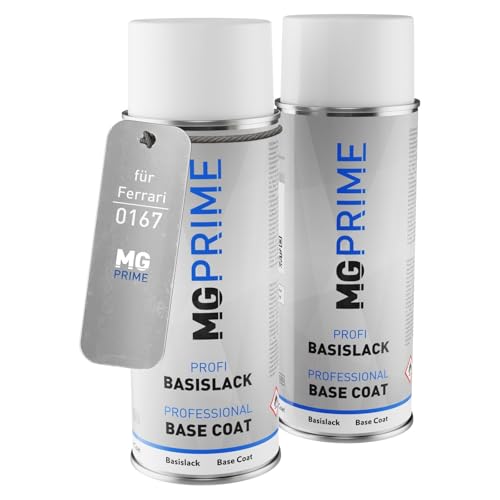 MG PRIME Autolack Sprühdosen für Ferrari 0167 Viola Hong Kong Metallic Grundlack Basislack Spraydose 400ml von MG PRIME