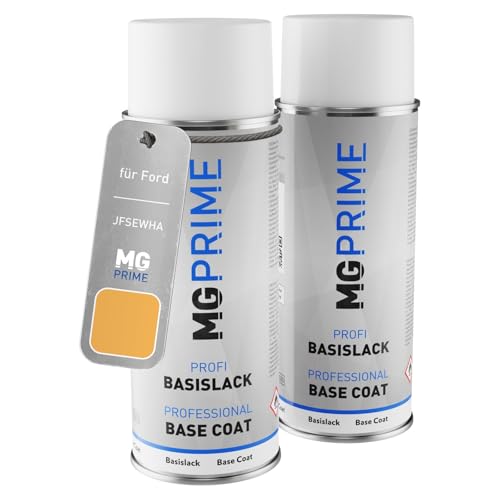MG PRIME Autolack Sprühdosen für Ford JFSEWHA / PN4FU0 / P Luxe Yellow Metallic/Sika-Gelb Metallic Grundlack Basislack Spraydose 400ml MG PRIME Autolack Sprühdosen für Ford JFSEWHA / PN4FU0 / P Luxe Yellow Metallic/Sika-Gelb Metallic Grundlack Basislack Spraydose 400ml von MG PRIME