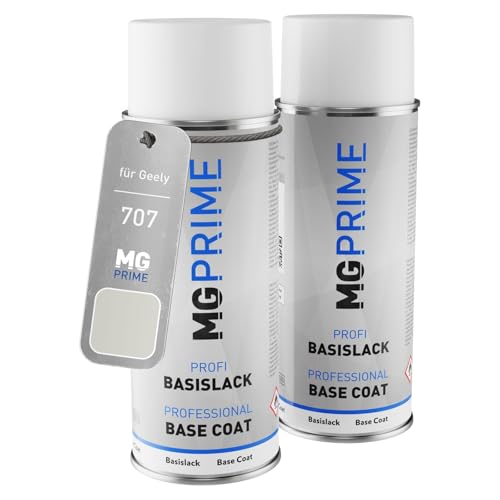 MG PRIME Autolack Sprühdosen für Geely 707 Crystal White Pearl/Snow Grundlack Basislack Spraydose 400ml MG PRIME Autolack Sprühdosen für Geely 707 Crystal White Pearl/Snow Grundlack Basislack Spraydose 400ml von MG PRIME