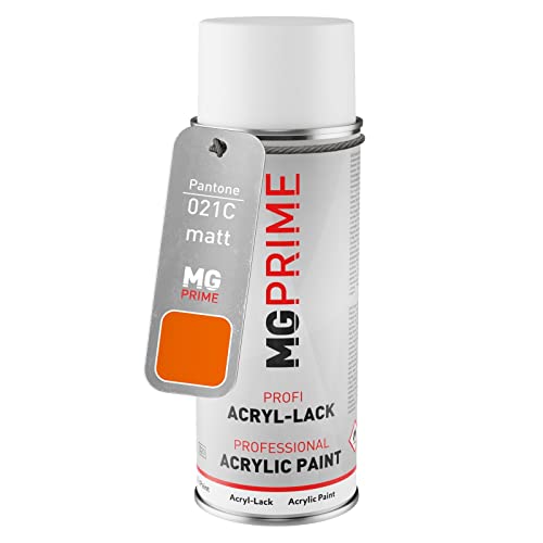 MG PRIME Pantone 021C Orange Spraydose 400 ml matt schnelltrocknend MG PRIME Pantone 021C Orange Spraydose 400 ml matt schnelltrocknend von MG PRIME