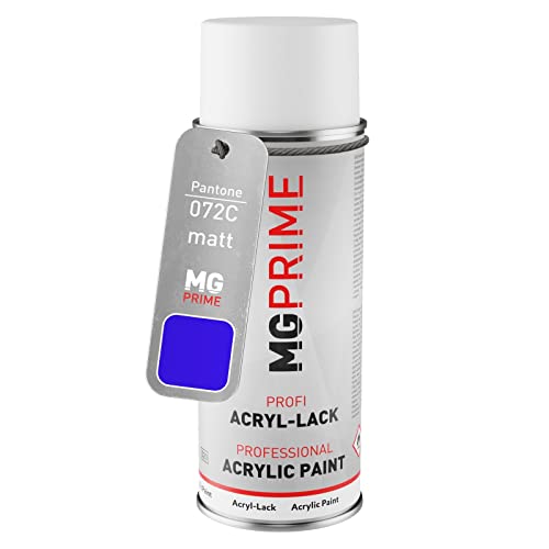 MG PRIME Pantone 072C Blue Spraydose 400 ml matt schnelltrocknend von MG PRIME