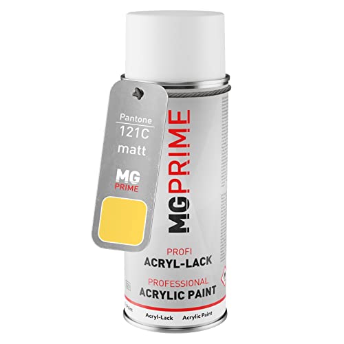 MG PRIME Pantone 121C Yellow Spraydose 400 ml matt schnelltrocknend von MG PRIME