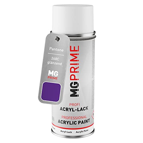 MG PRIME Pantone 268C Purple Spraydose 400 ml glänzend schnelltrocknend von MG PRIME