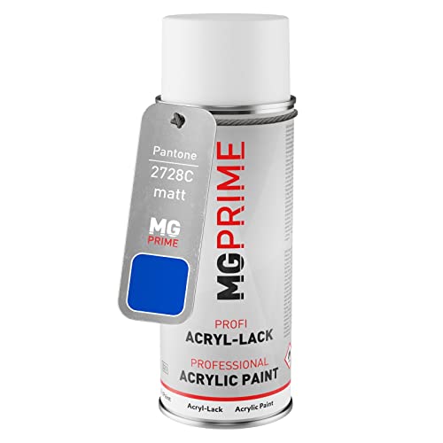 MG PRIME Pantone 2728C Blue Spraydose 400 ml matt schnelltrocknend von MG PRIME