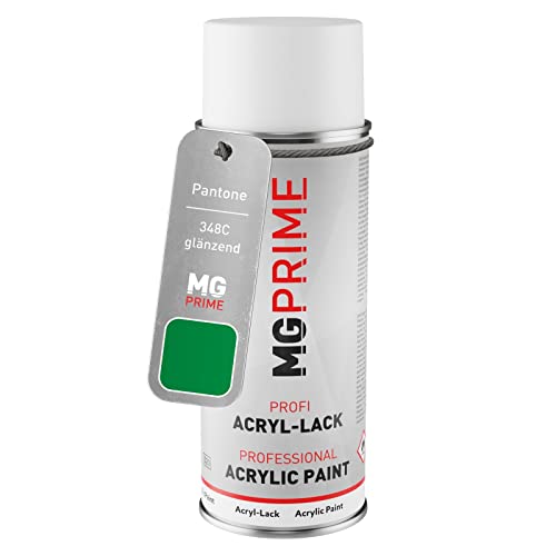 MG PRIME Pantone 348C Green Spraydose 400 ml glänzend schnelltrocknend von MG PRIME