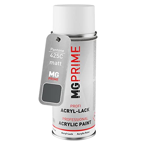 MG PRIME Pantone 425C Grey Spraydose 400 ml matt schnelltrocknend MG PRIME Pantone 425C Grey Spraydose 400 ml matt schnelltrocknend von MG PRIME