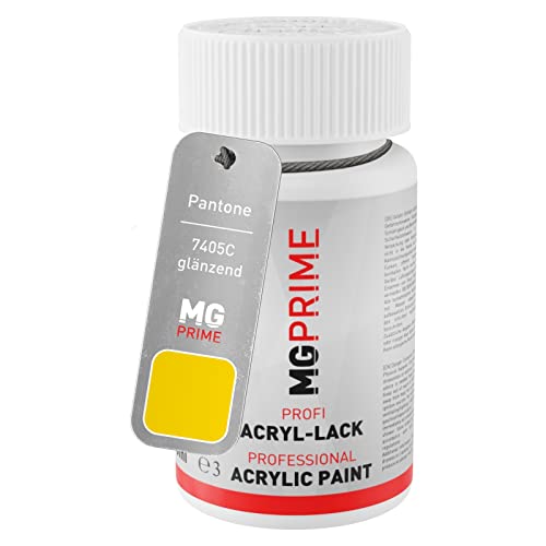 MG PRIME Pantone 7405C Yellow glänzend Lackstift 50 ml schnelltrocknend von MG PRIME