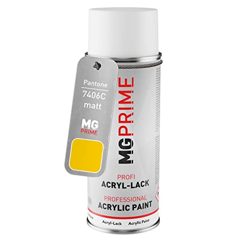MG PRIME Pantone 7406C Yellow Spraydose 400 ml matt schnelltrocknend von MG PRIME