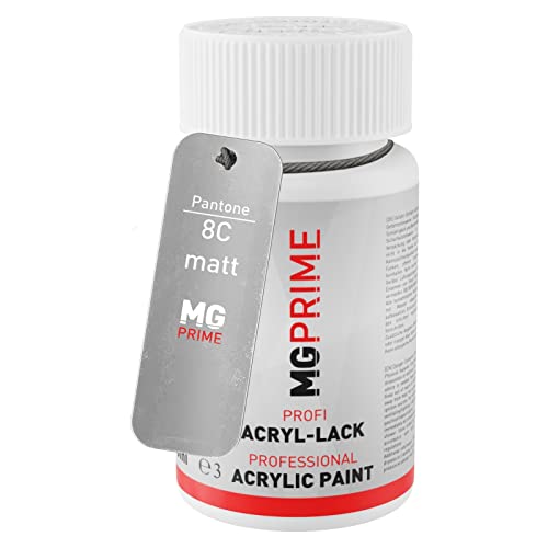 MG PRIME Pantone 8C Cool Grey matt Lackstift 50 ml schnelltrocknend von MG PRIME