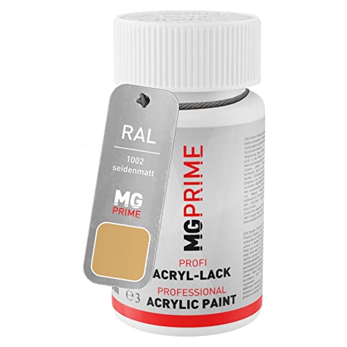 MG PRIME RAL 1002 Sandgelb/Sand yellow seidenmatt Lackstift 50 ml schnelltrocknend von MG PRIME