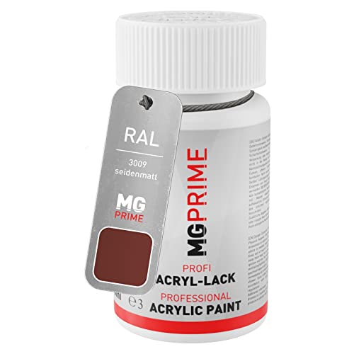 MG PRIME RAL 3009 Oxidrot/Oxide red seidenmatt Lackstift 50 ml schnelltrocknend von MG PRIME