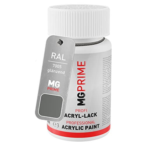 MG PRIME RAL 7005 Mausgrau/Mouse grey glänzend Lackstift 50 ml schnelltrocknend von MG PRIME