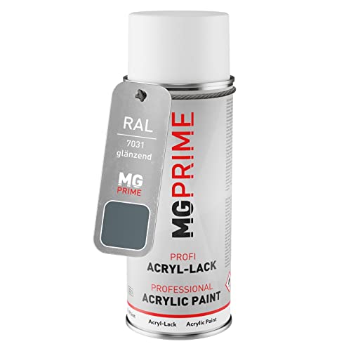 MG PRIME RAL 7031 Blaugrau/Blue grey Spraydose 400 ml glänzend schnelltrocknend von MG PRIME